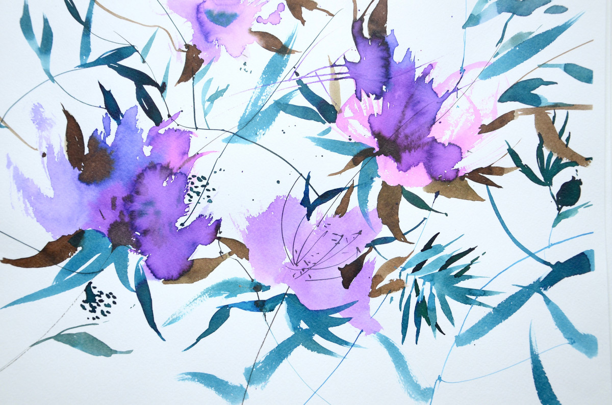 Фантазийные цветы. Первая цветочная абстракция. Ак_0.jpg